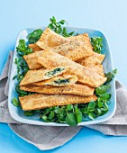 Silverbeet and cheese turnovers