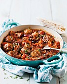 Meat balls in tomato sauce