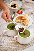 Caldo verde (green potato soup, Portugal)