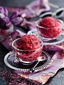 Quick berry ice cream