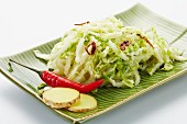 Chinese cabbage salad with ginger (Asia)