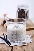 Vanilla cream with chia seeds