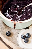 Blueberry and balsamic preserve
