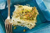 Kadaif with syrup and pistachios
