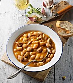 White bean soup with Italian salsiccia