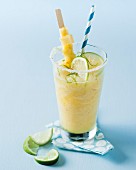 Pineapple and lime smoothie