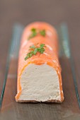 Asparagus mousse with smoked salmon