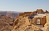 Jerusalem: the Masada fortress in the Negev Desert
