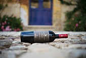 Rosso del Conte wine, Nero d'Avola grape from Tasca d'Almerita in Regaleali vineyard, Sicily