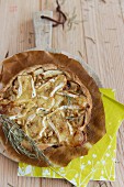 Camembert-Apfel-Tarte