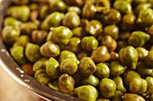 Parboiled green chickpeas