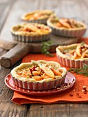Exotic carrot quiches