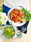 Portuguese chicken with citrus coucous