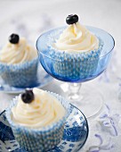 Blueberry surprise cupcakes