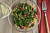 Kale salad with lingonberries