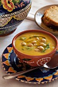 Sopa de grao (Portuguese chickpea soup)