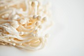 Buna-Shimeji Mushrooms on White Background