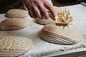 Herstellung von Brot in einer Bäckerei