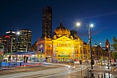 Flinders Station, Bahnhof, Melbourne, Australien