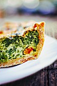 Spinach quiche