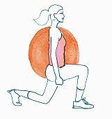 Lunges (illustration)