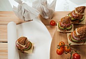 Sandwich stacks for children to take to school