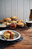 Moroccan chicken pie with ajvar