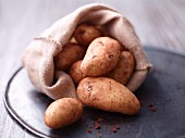 Potatoes in a sack