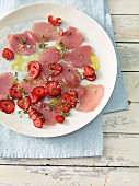 Tuna carpaccio