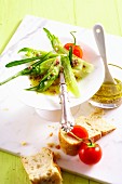 Puntarelle alla Romana with an anchovy dressing