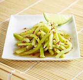 Cucumber salad with tamarind juice (Asia)
