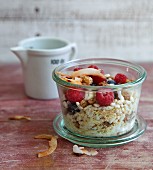 Berry oats with puffed wholemeal rice to take away