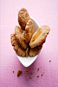 Ginger biscuits with maple syrup and brown sugar