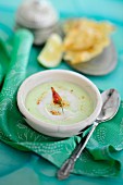 Avocado soup with chilli