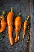 Baked carrots with rosemary