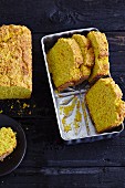 Gluten-free millet and amaranth bread with madras curry