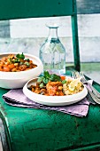 Moroccan vegetable tagine with couscous