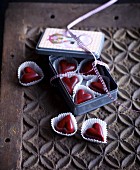 Port wine hearts as a gift