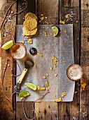 Nachos, limes and beer