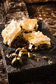 Pistachio baklava