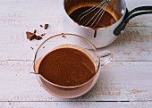 Homemade chocolate sauce