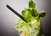 Mojito with fresh mint