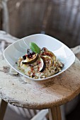 Lemon risotto with figs at TTCCH (Till the cows come home), Berlin