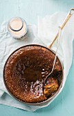 Amarula Malva Pudding mit Rooibuschsauce