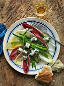 Chicory salad with Roquefort cheese