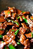 Beef with spring onions (China)