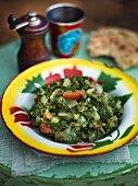 Punjabi style green vegetables