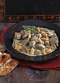 Lamb curry with cashew nuts (India)