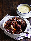 Oxtail with orange, olives and walnuts