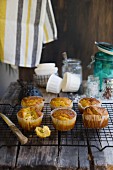 Carrot and feta cheese muffins with quinoa flour